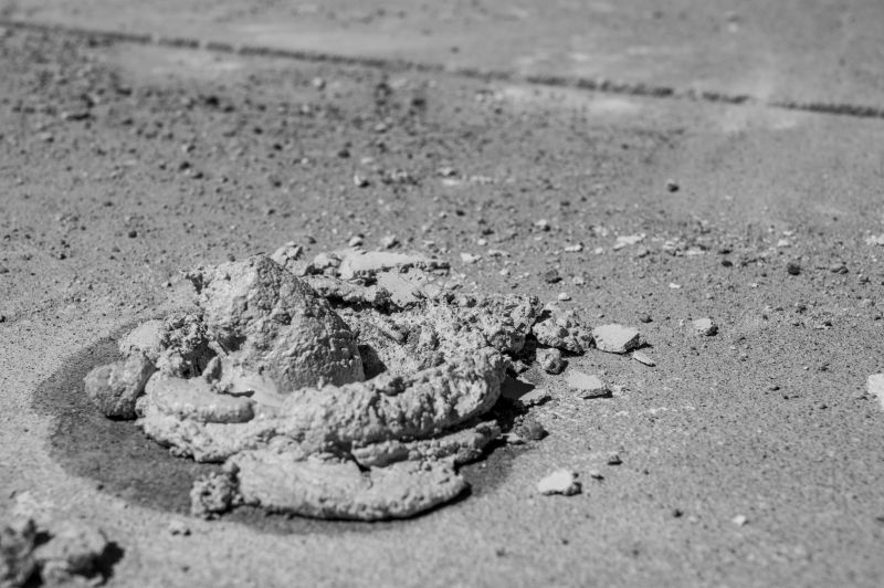 Finished driveway surface